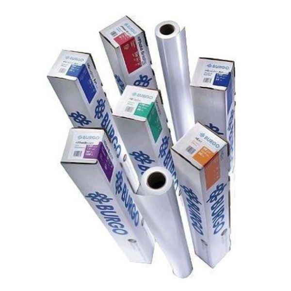 Carta inkjet plotter opaca 610 mm x 50 mt 80 gr cad 80eco Burgo Carta inkjet plotter opaca 610 mm x 50 mt 80 gr cad 80eco Burgo