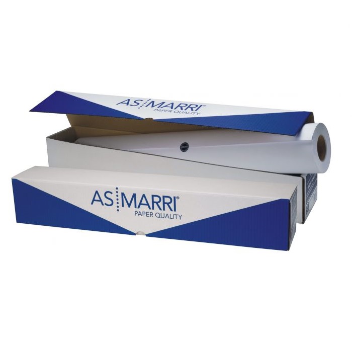 Carta inkjet plotter 1067 mmx 50 mt 90 gr opaca As Marri
